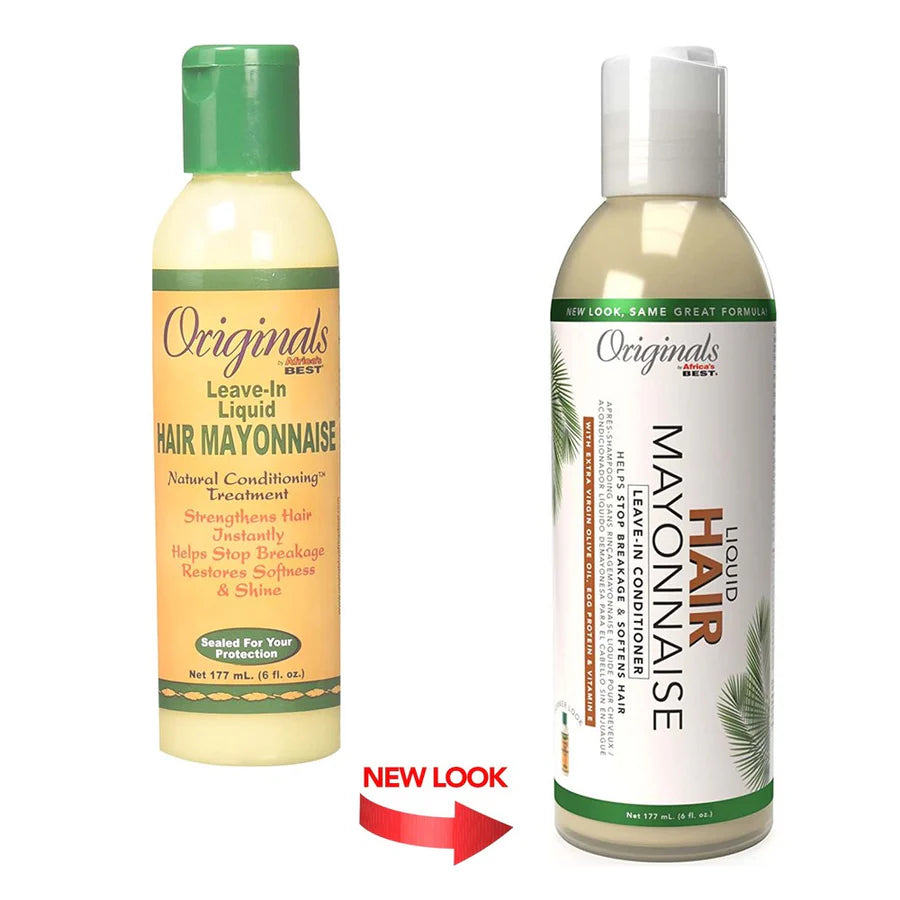 Organics By Africa's Best Leave-In Liquid Hair Mayo 6oz